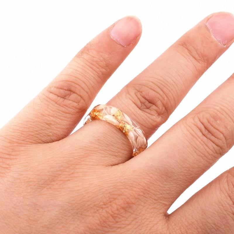 Flower Resin Rings by Bowlift