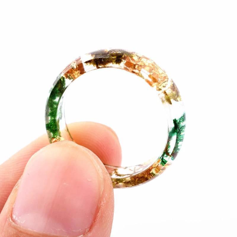 Flower Resin Rings by Bowlift