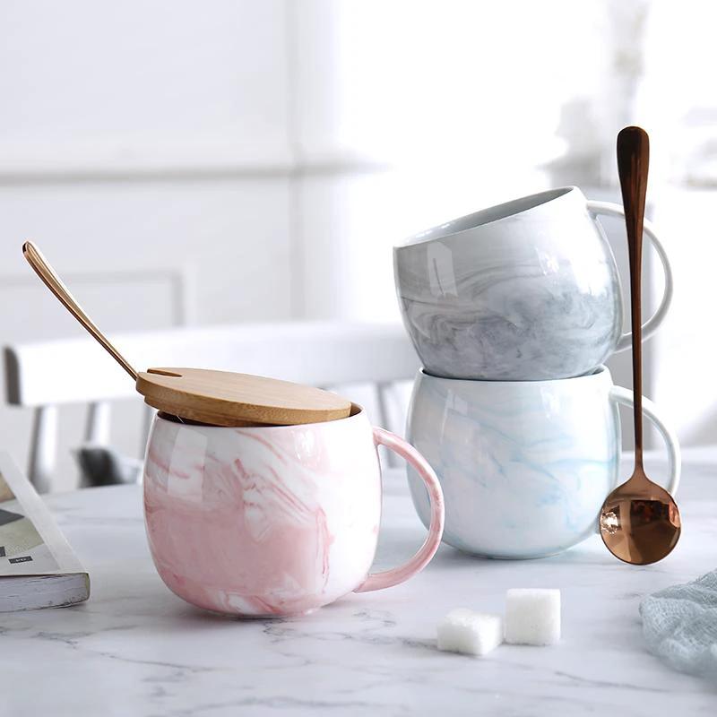 Marble Ceramic Mug by Bowlift
