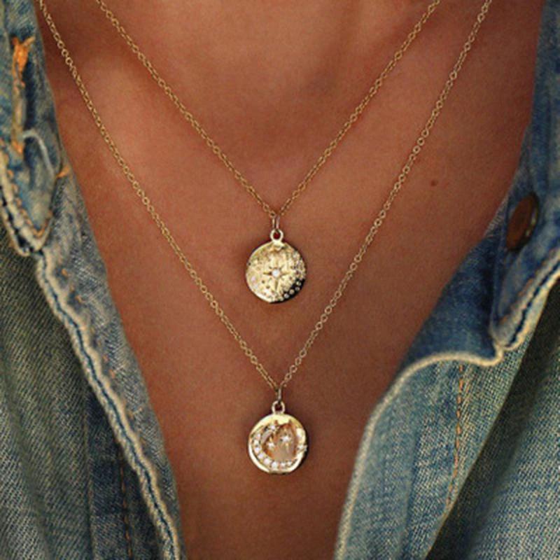 Multi Layered Boho Necklace by Bowlift