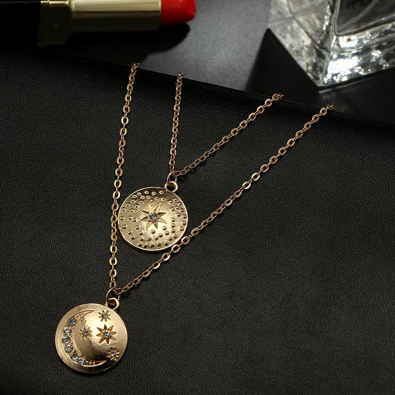 Multi Layered Boho Necklace by Bowlift