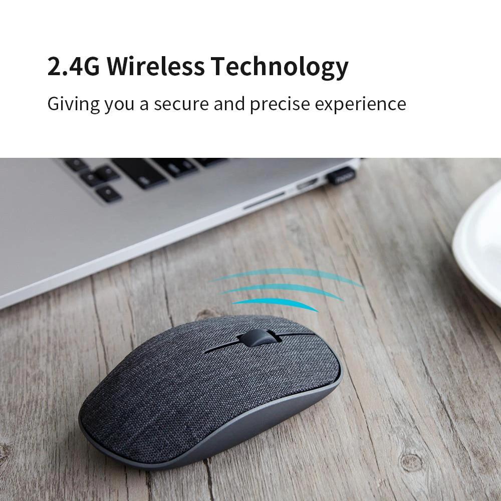Pax - Wireless Ergonomic Fabric Covered Mouse by Bowlift
