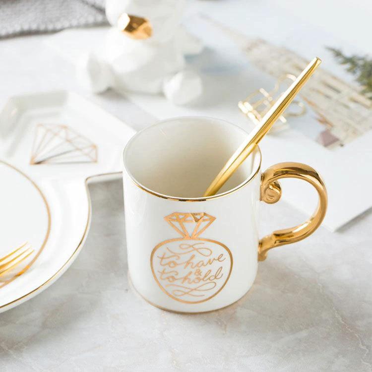 Luxury King & Queen Coffee Mugs by Bowlift