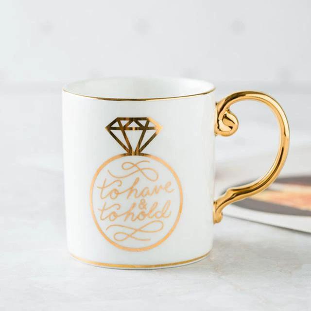 Luxury King & Queen Coffee Mugs by Bowlift