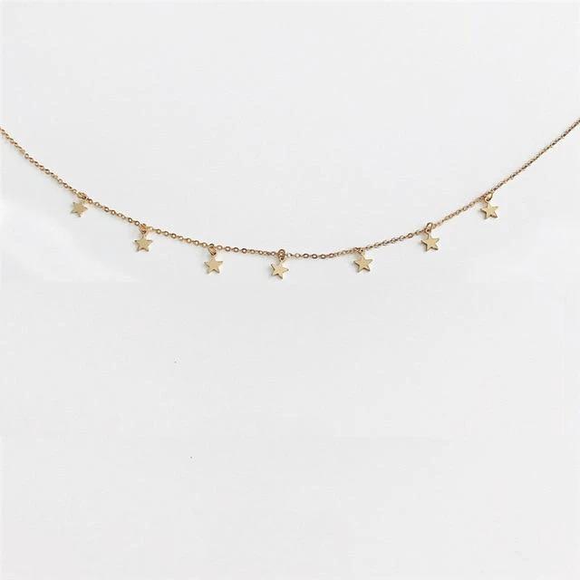 Multi Layered Boho Droplet Necklaces by Bowlift