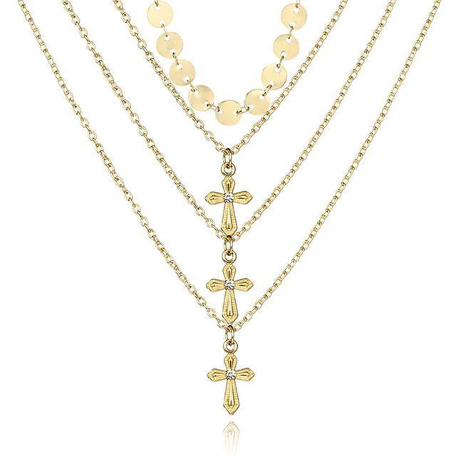 Multi Layered Boho Droplet Necklaces by Bowlift