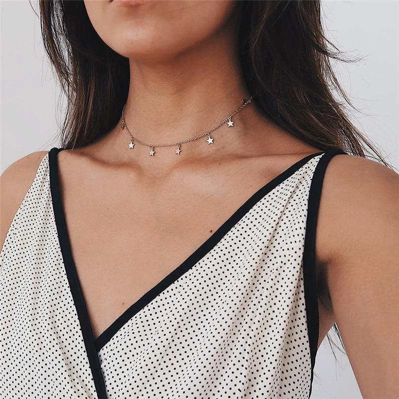 Multi Layered Boho Droplet Necklaces by Bowlift
