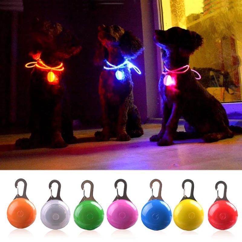 LED Flash Dog Collar Pendant by Bowlift
