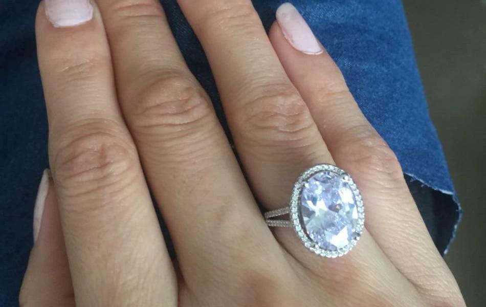 Oval Cut 6ct CZ Ring by Bowlift