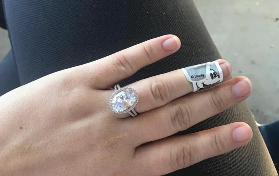 Oval Cut 6ct CZ Ring by Bowlift