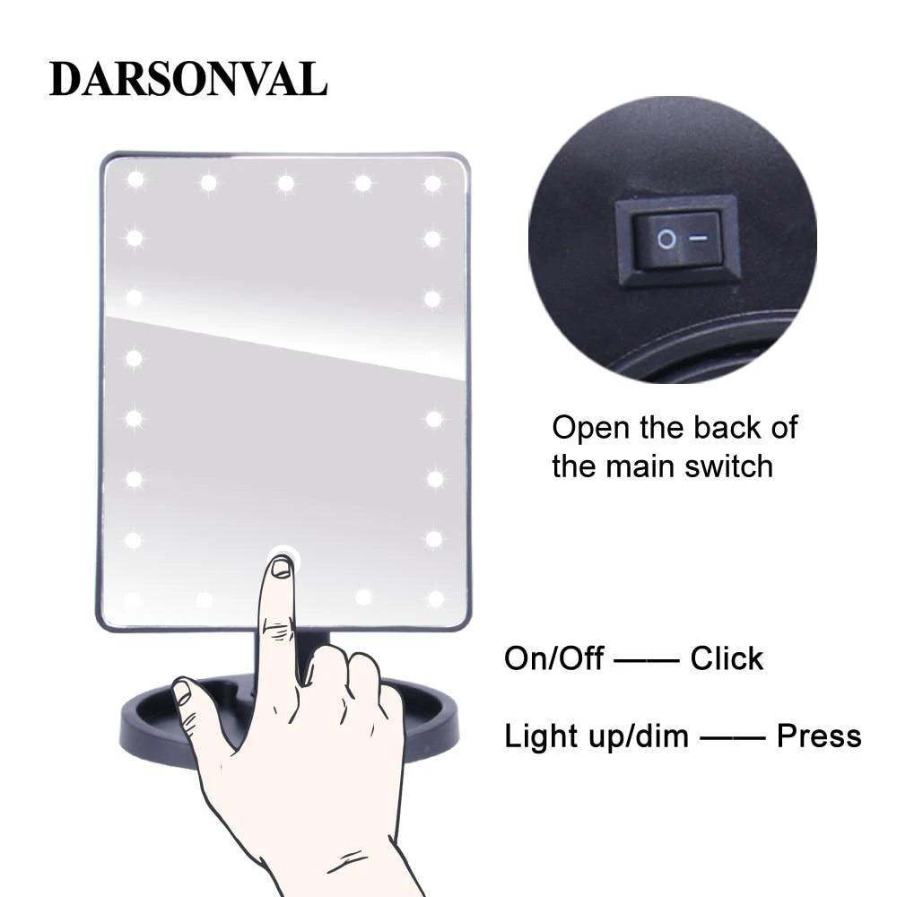 LED Light Frame Make-Up Mirror by Bowlift