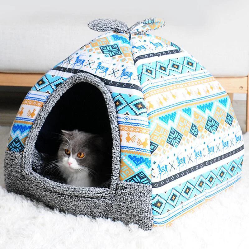 Max - Soft Fleece Pet Igloo Bed by Bowlift
