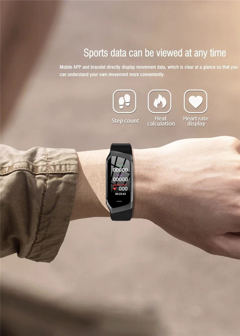 Fitband Smart Watch Waterproof Blood Pressure Oxygen Heart Rate Monitor Sport Bracelet by BowLift