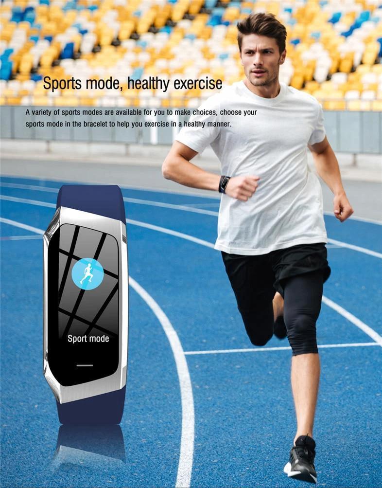 Fitband Smart Watch Waterproof Blood Pressure Oxygen Heart Rate Monitor Sport Bracelet by BowLift