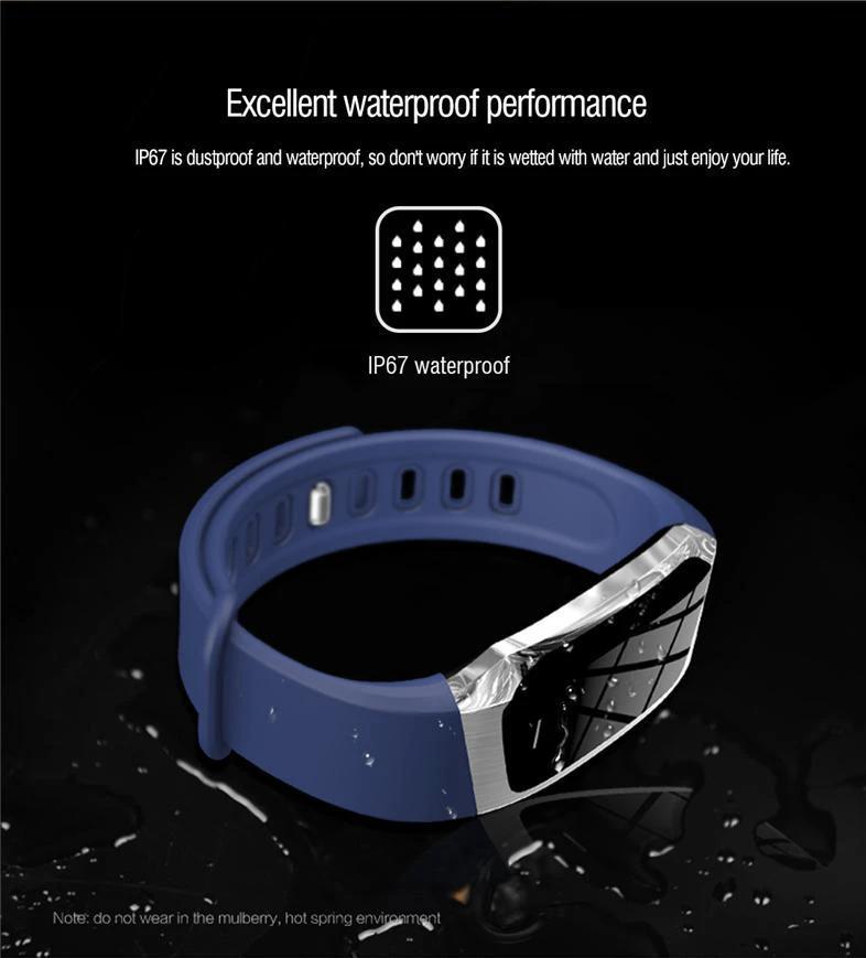 Fitband Smart Watch Waterproof Blood Pressure Oxygen Heart Rate Monitor Sport Bracelet by BowLift