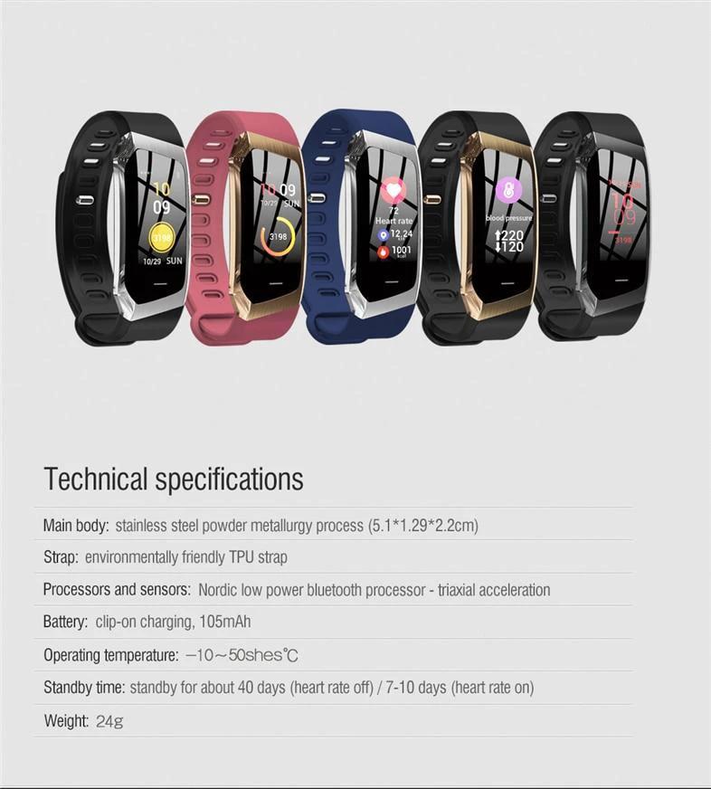 Fitband Smart Watch Waterproof Blood Pressure Oxygen Heart Rate Monitor Sport Bracelet by BowLift