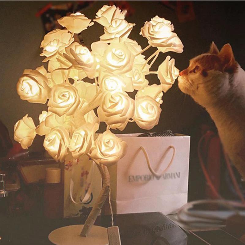 Rose Tree LED Table Lamp by Bowlift