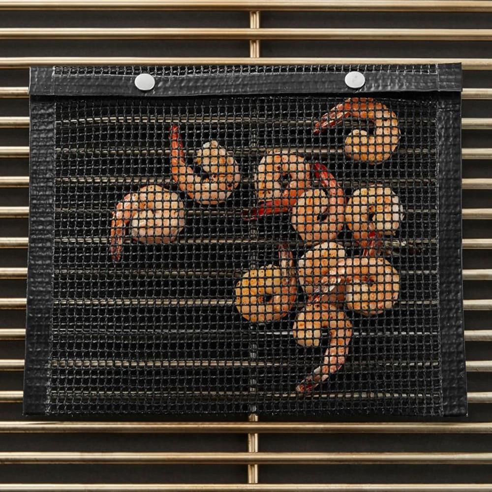 Jackson - Reusable Non-Stick BBQ Grilling Mesh Bag by Bowlift