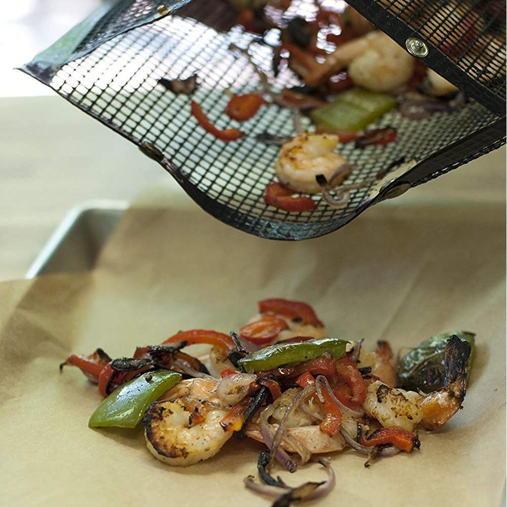 Jackson - Reusable Non-Stick BBQ Grilling Mesh Bag by Bowlift