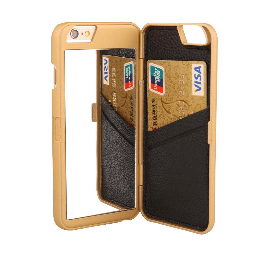 Lily - The Luxury Makeup Mirror/Wallet Case for iPhone by Bowlift