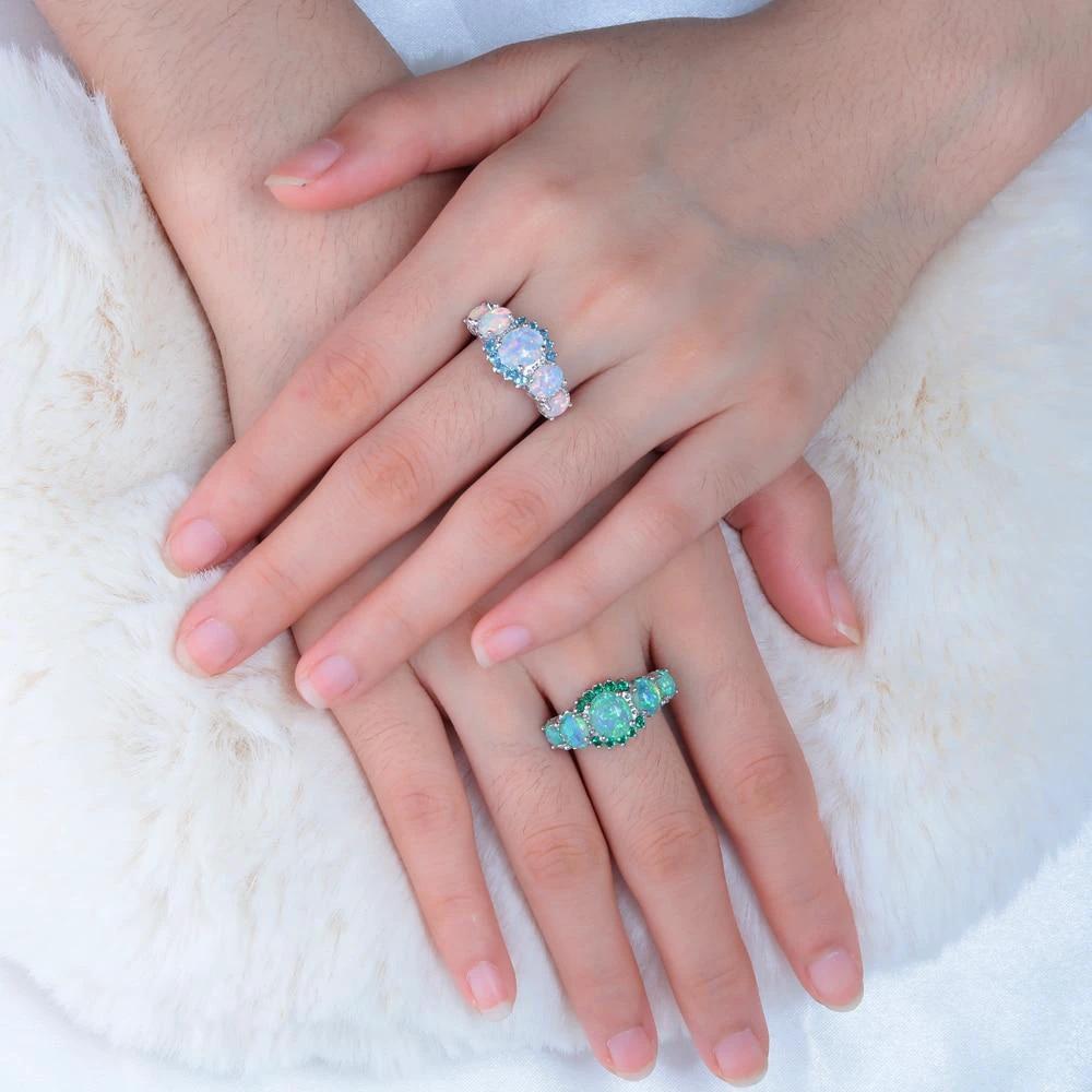 Lux - Fire Opal Garnet Ring by Bowlift