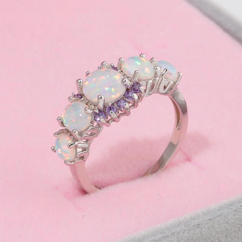 Lux - Fire Opal Garnet Ring by Bowlift