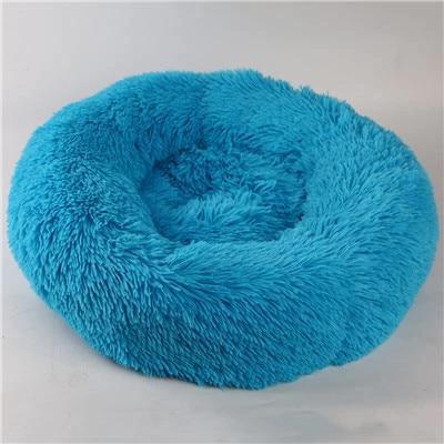 Mini - Round Fluffy Plush Pet Bed by Bowlift