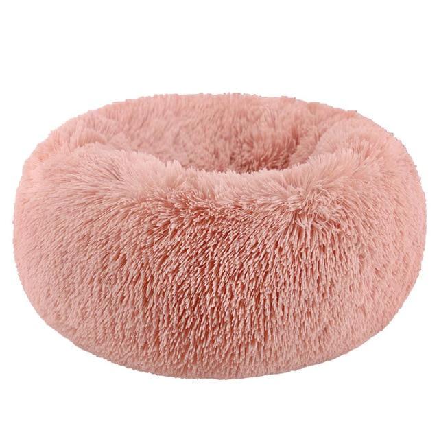Mini - Round Fluffy Plush Pet Bed by Bowlift