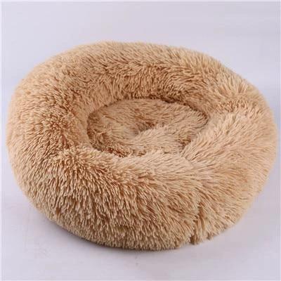 Mini - Round Fluffy Plush Pet Bed by Bowlift