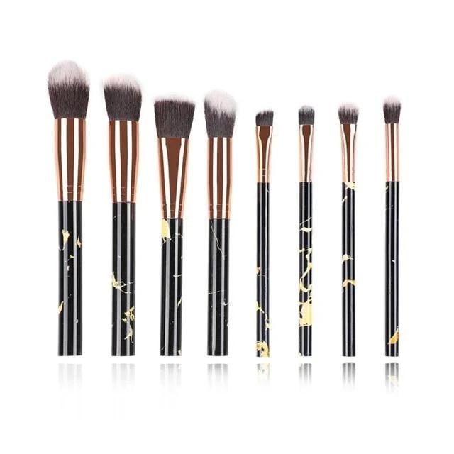 Fotina - Marble Pattern Professional Make-Up Brushes by Bowlift