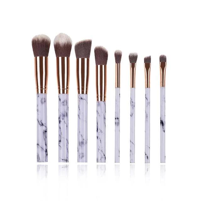 Fotina - Marble Pattern Professional Make-Up Brushes by Bowlift