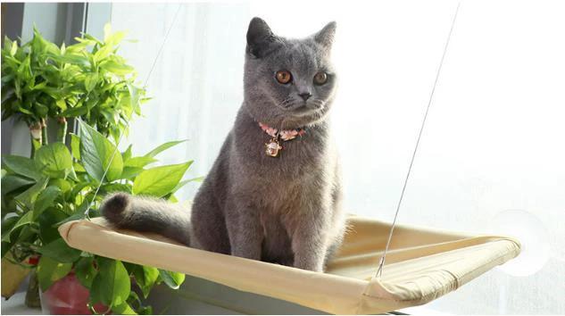 Otis - Window Hammock Hanging Shelf Cat Bed by Bowlift