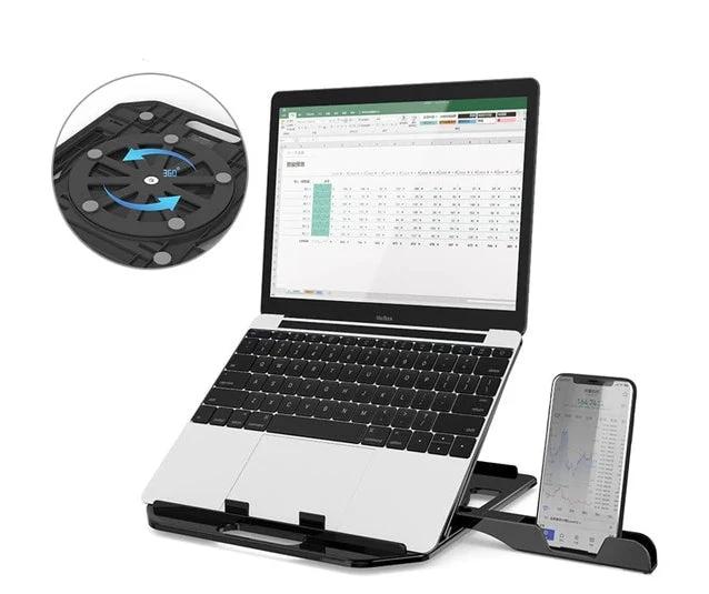 RestIt - Height Adjustable Laptop Stand with Fan by Bowlift