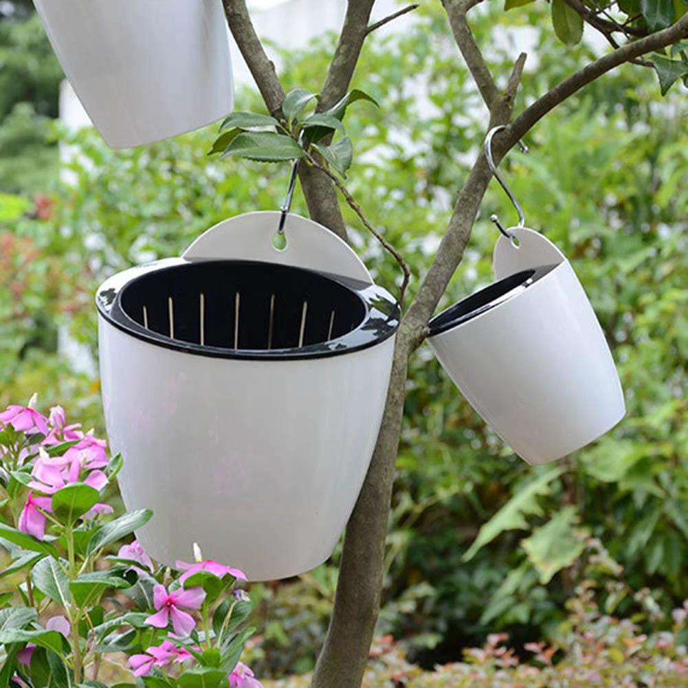 InstanWater - Self Watering Hanging Planter by Bowlift