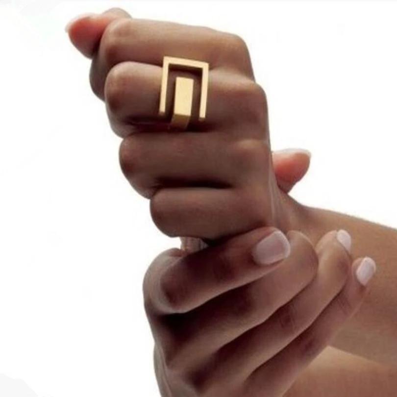 Primrose - Chunky Square Ring by Bowlift
