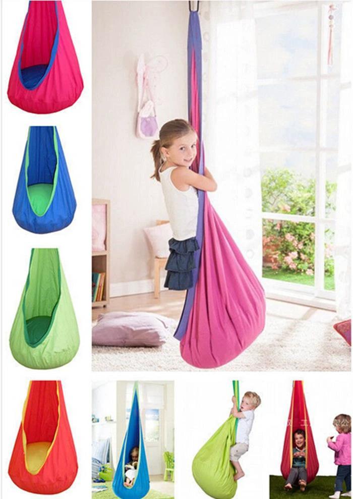 HangPod - Children's Ceiling Hanging Hammock by Bowlift