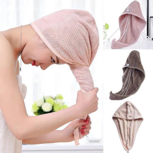 Fast Dry Hair Wrap Towel by Bowlift