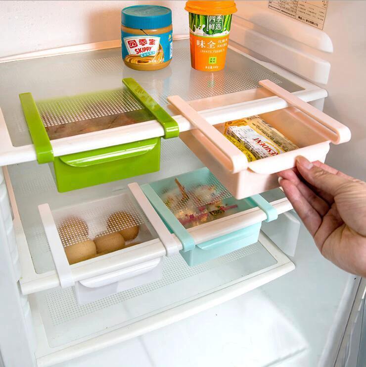 Slide Shelf Refrigerator Organizer by Bowlift