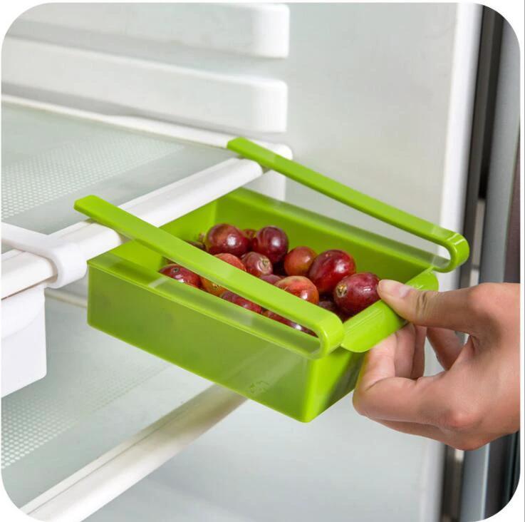 Slide Shelf Refrigerator Organizer by Bowlift