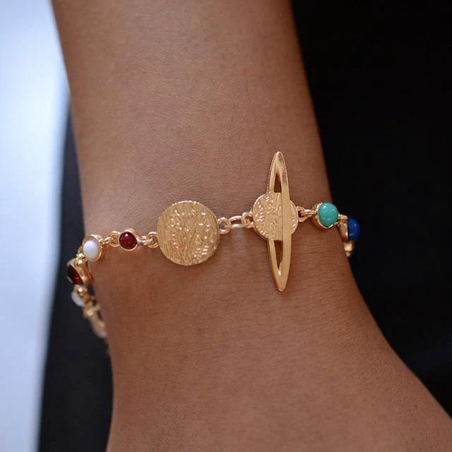 The Milky Way Galaxy Anklet by Bowlift