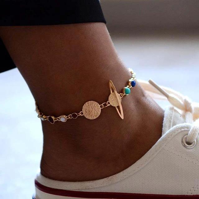 The Milky Way Galaxy Anklet by Bowlift