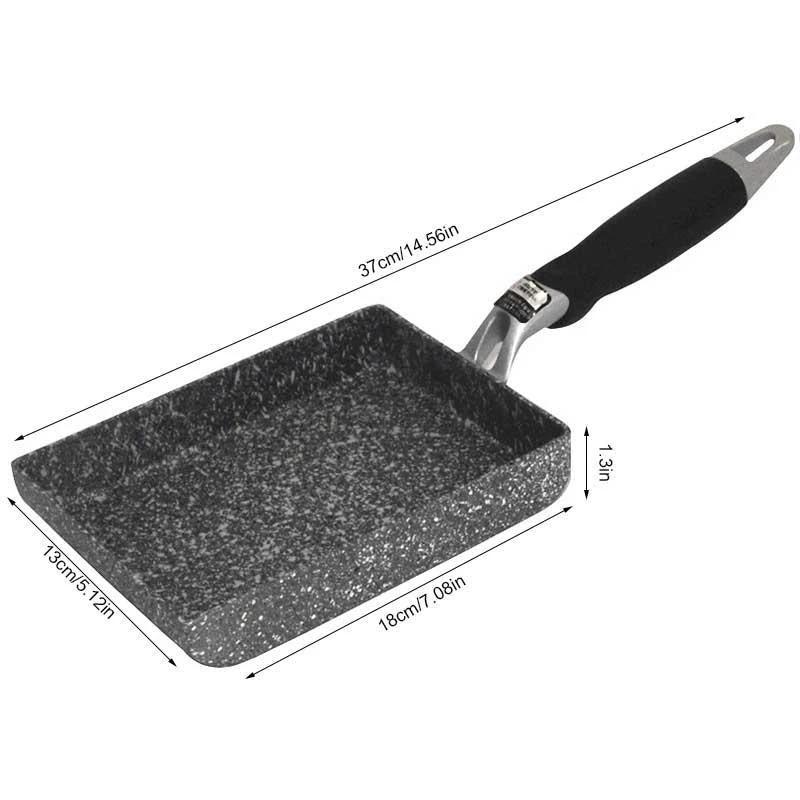 Tamagoyaki Pan Rectangle Frying Pan Japanese Omelette Pan/Egg Pan by BowLift