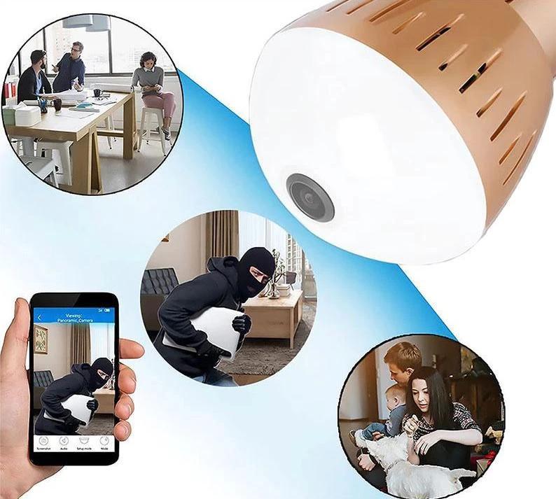 HD 360° Security Camera Light Bulb by Bowlift