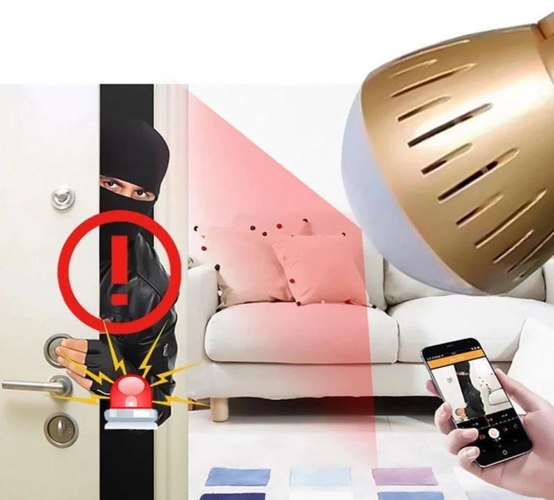 HD 360° Security Camera Light Bulb by Bowlift