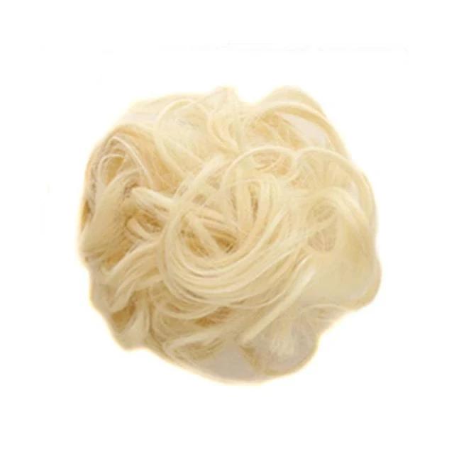 Messy Bun Fake Hair Scrunchie by Bowlift