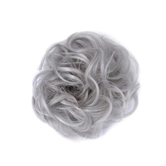 Messy Bun Fake Hair Scrunchie by Bowlift