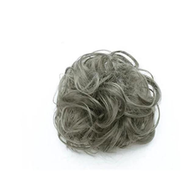 Messy Bun Fake Hair Scrunchie by Bowlift