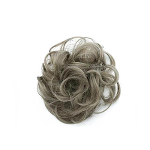 Messy Bun Fake Hair Scrunchie by Bowlift