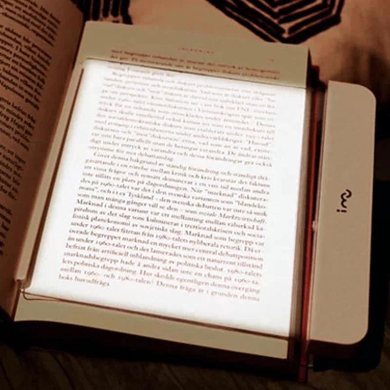 LED Flat Panel Back Page Book Light by Bowlift
