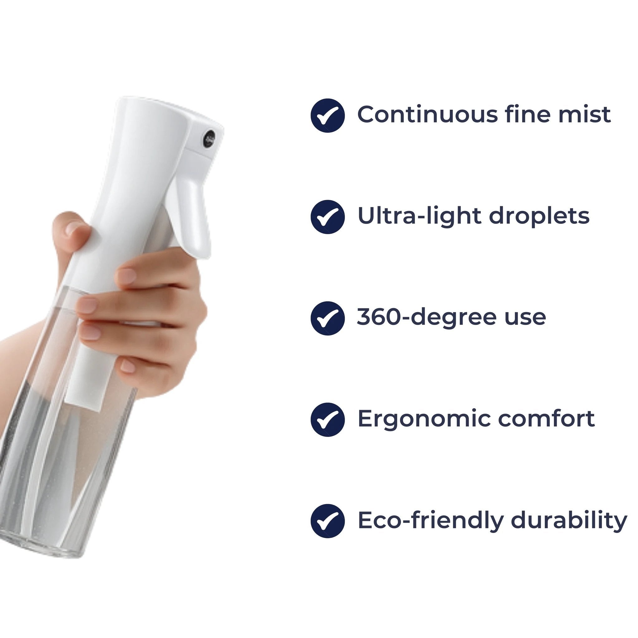 Long-Last Mist Delivery – Lightweight Refillable Design – Hair Plants Cleaning Bowlift by Bowlift